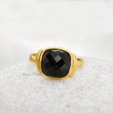 Designer Antique Ring - Black Onyx Gemstone Silver Ring - 925 Sterling Silver Jewelry for Women - Gift for Mom - Bridesmaid Ring - Gift Her